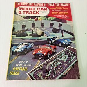 Model Car and Track Magazine October 1964 Table Top Racing Slot Cars Vintage